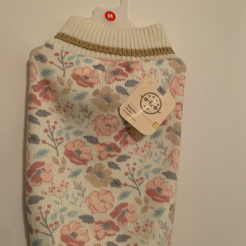 Bond & co Floral Dog Sweater